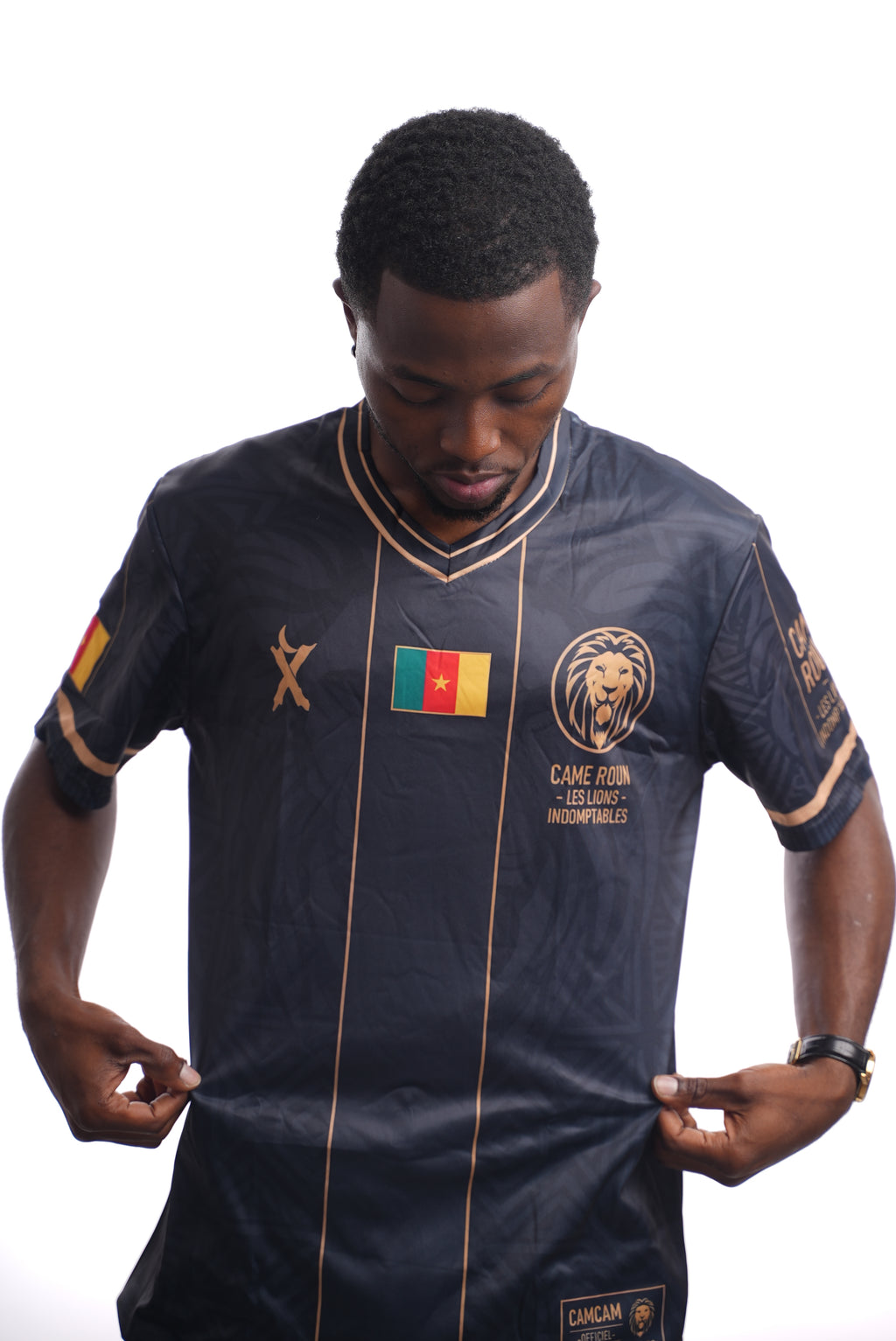 Maillot OVERSIZE  CAMCAM – Lions Indomptables | Édition Navy