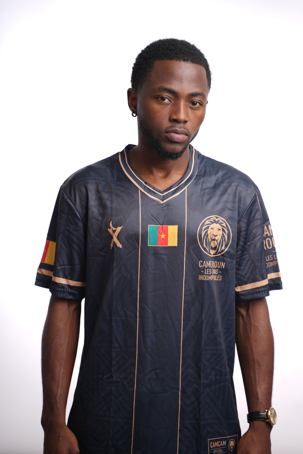 Maillot OVERSIZE  CAMCAM – Lions Indomptables | Édition Navy