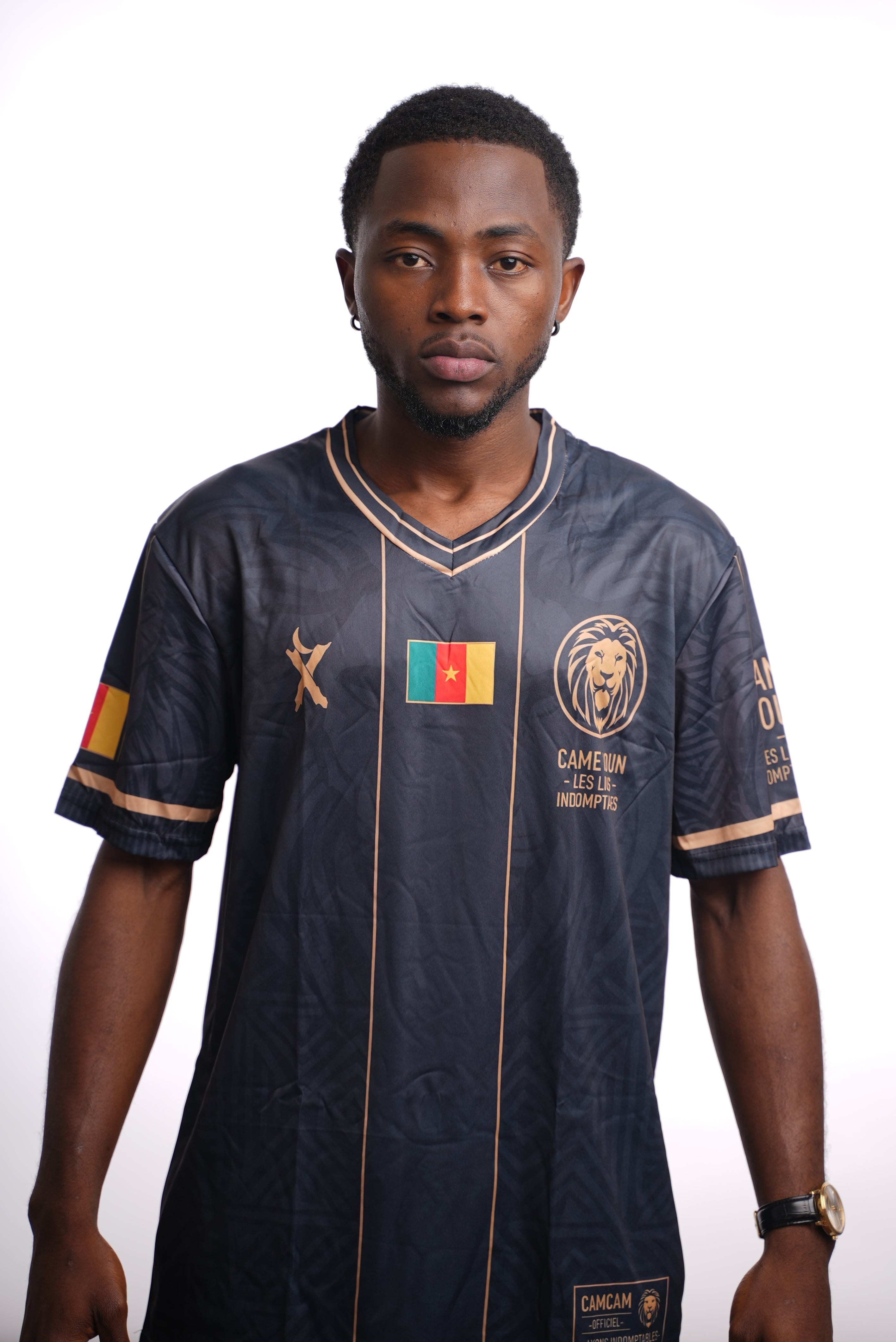 Maillot OVERSIZE  CAMCAM – Lions Indomptables | Édition Navy