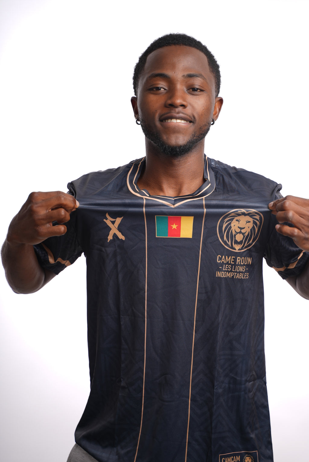 Maillot OVERSIZE  CAMCAM – Lions Indomptables | Édition Navy