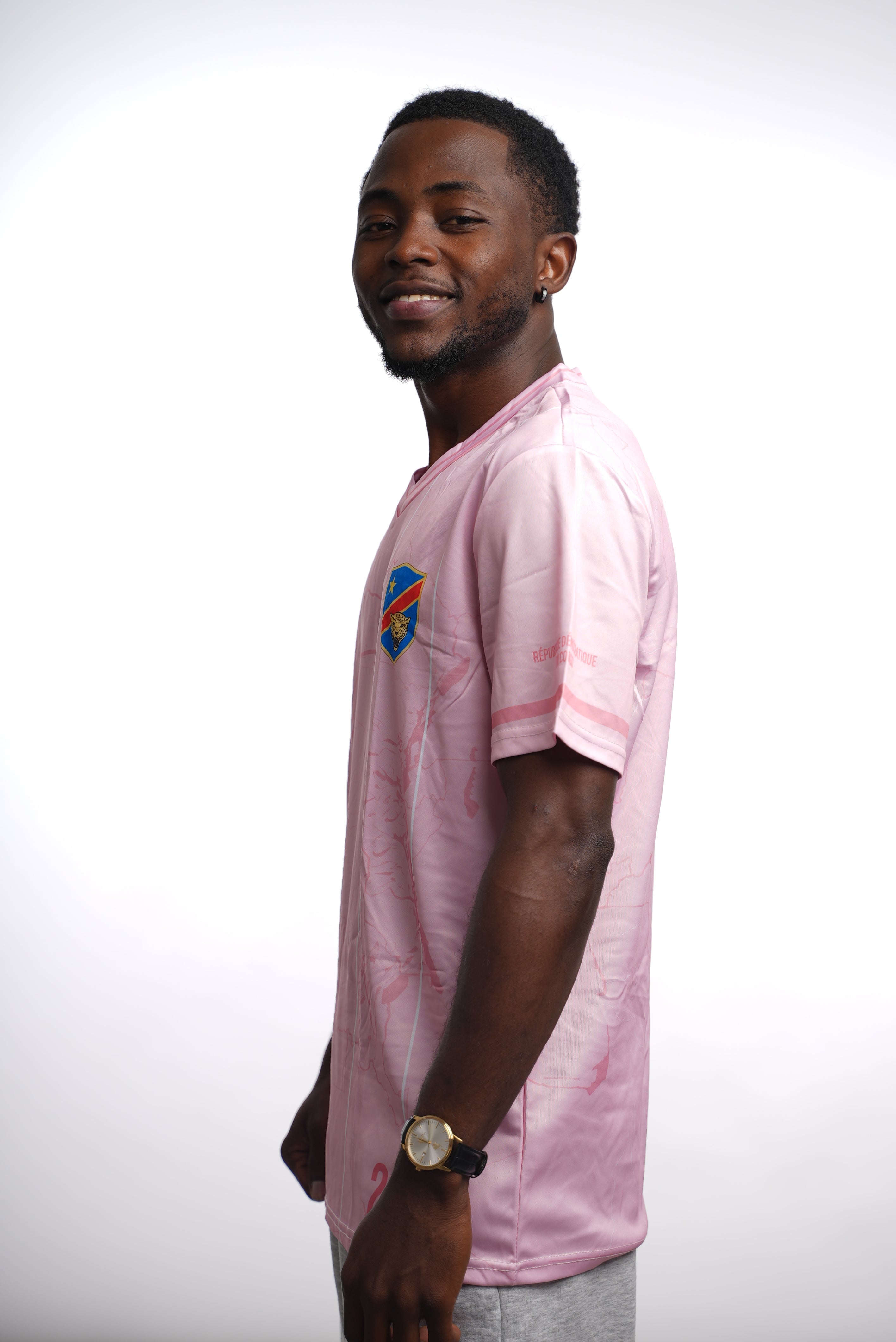 Maillot 243 – Léopards de la RDC | Édition Rose