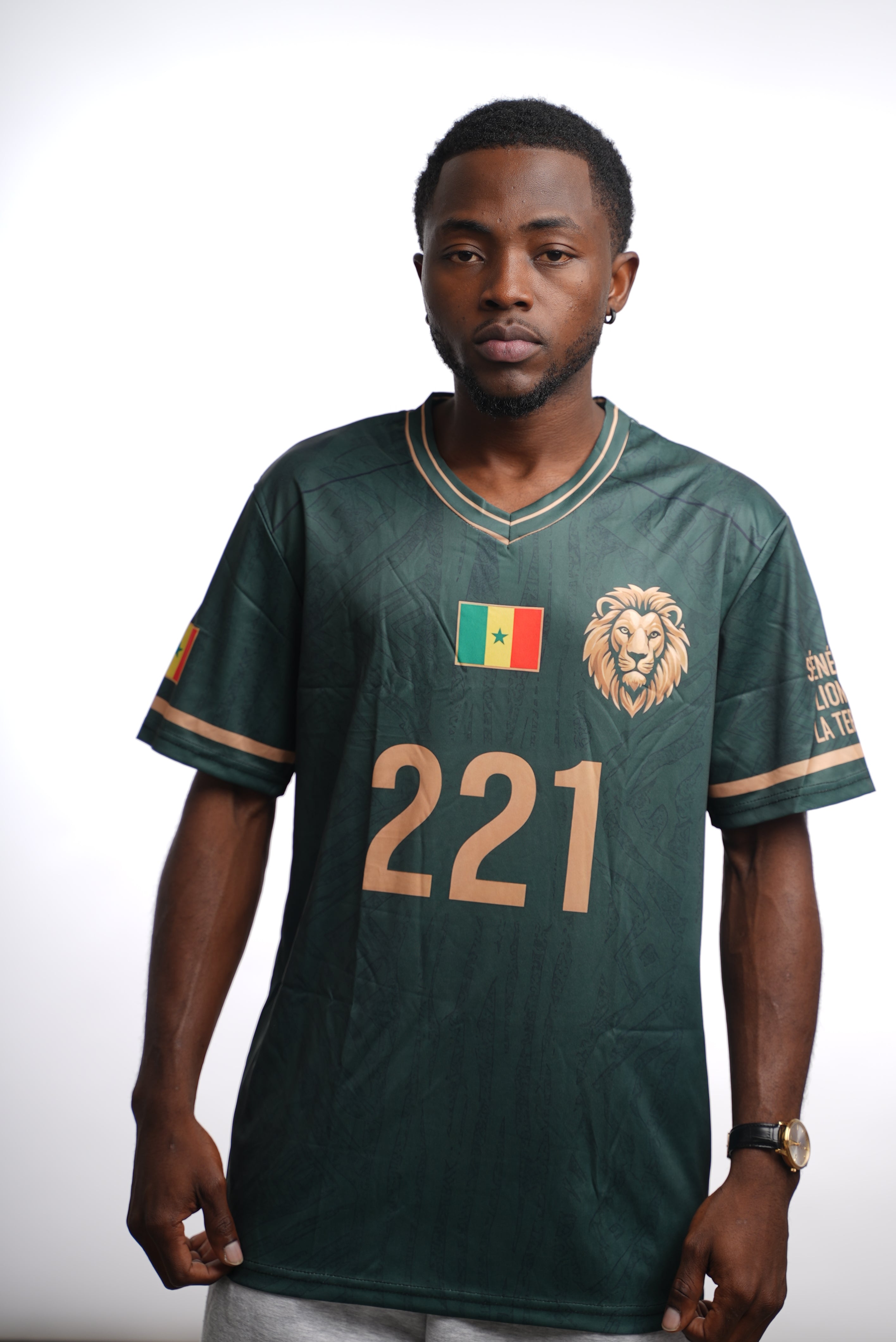 Maillot 221 – Lions de la Teranga | Édition Vert