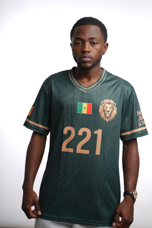 Maillot 221 – Lions de la Teranga | Édition Vert