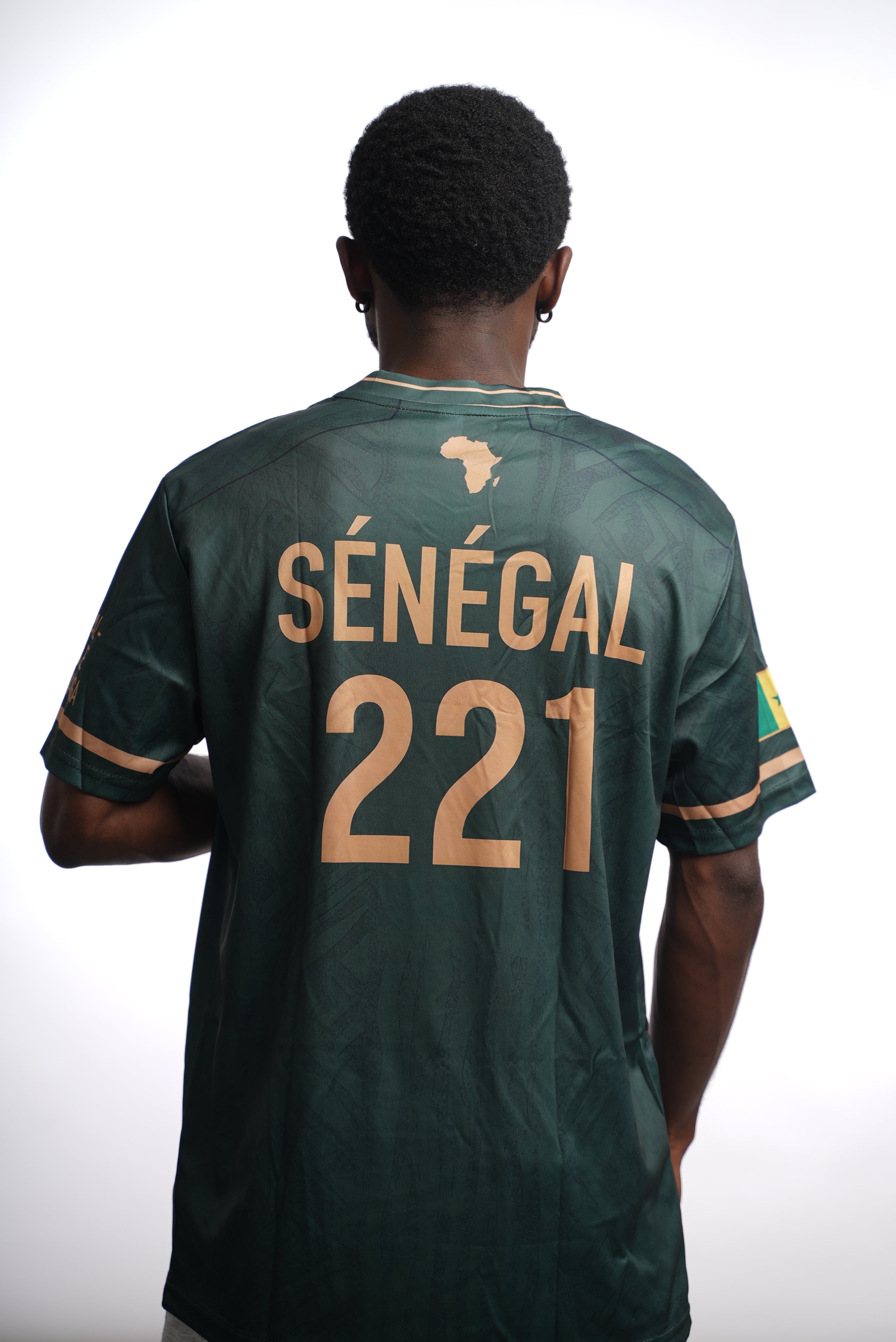 Maillot 221 – Lions de la Teranga | Édition Vert