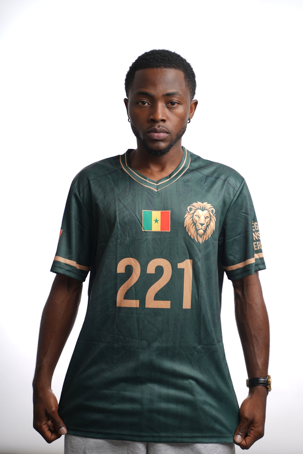 Maillot 221 – Lions de la Teranga | Édition Vert