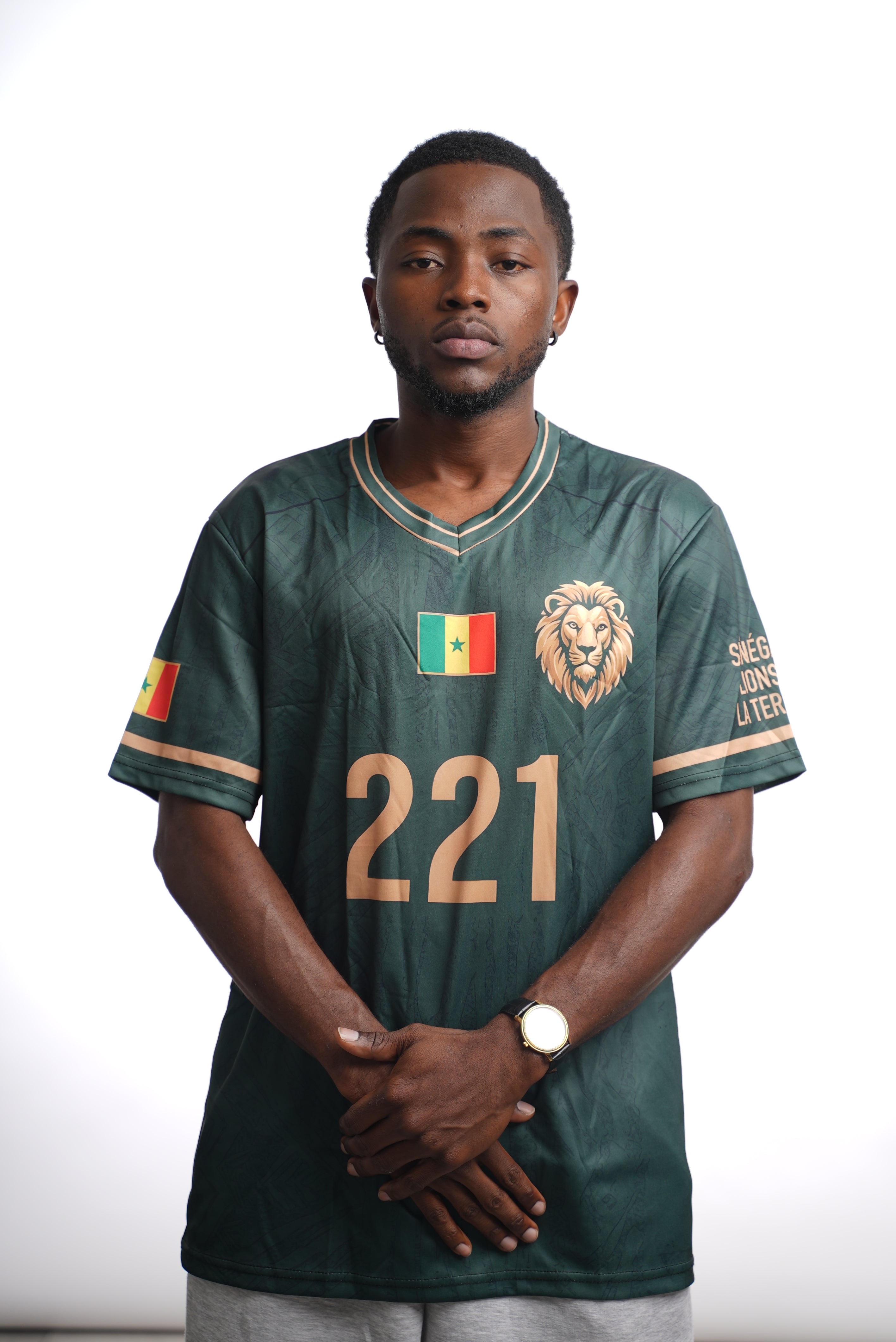 Maillot 221 – Lions de la Teranga | Édition Vert