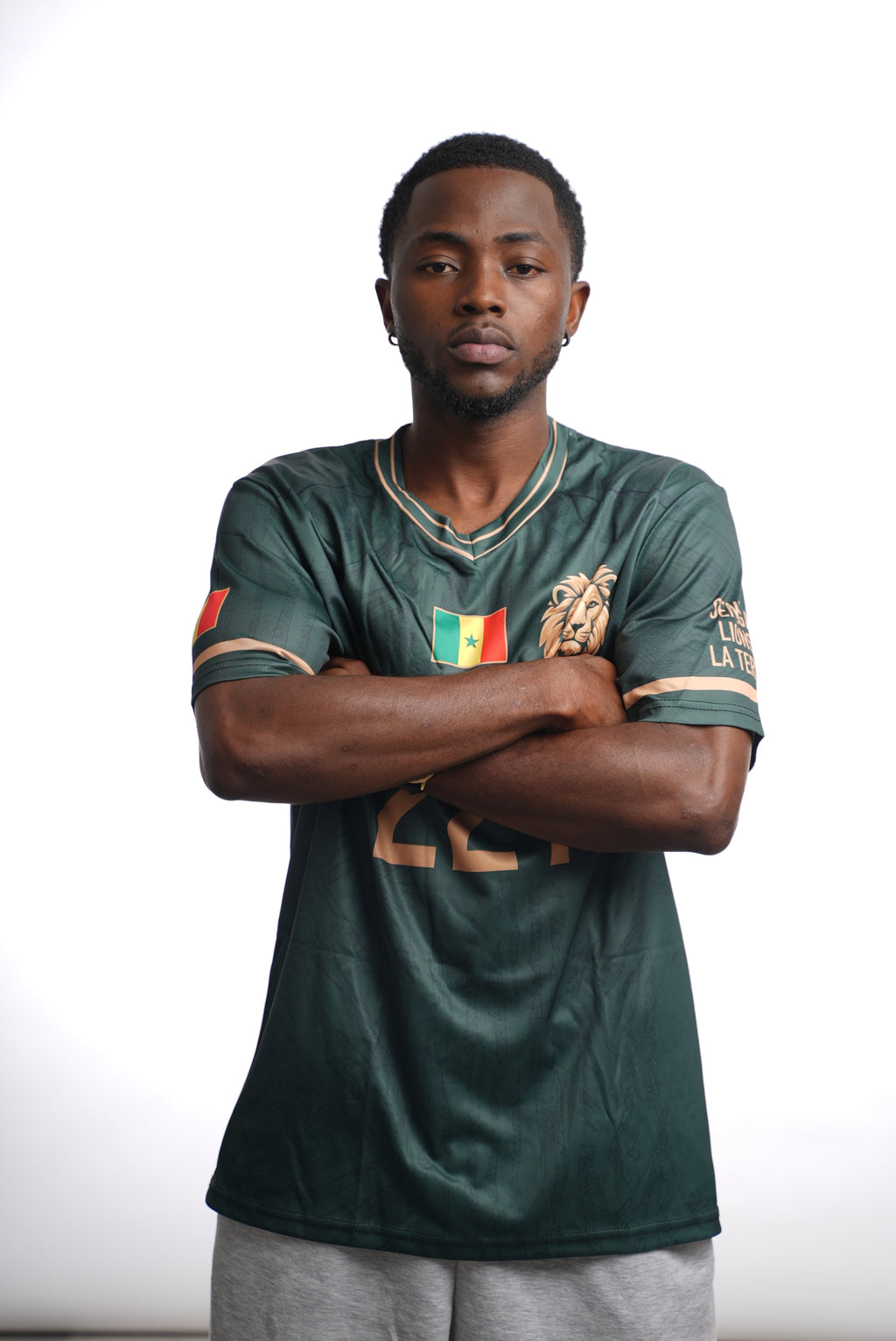 Maillot 221 – Lions de la Teranga | Édition Vert