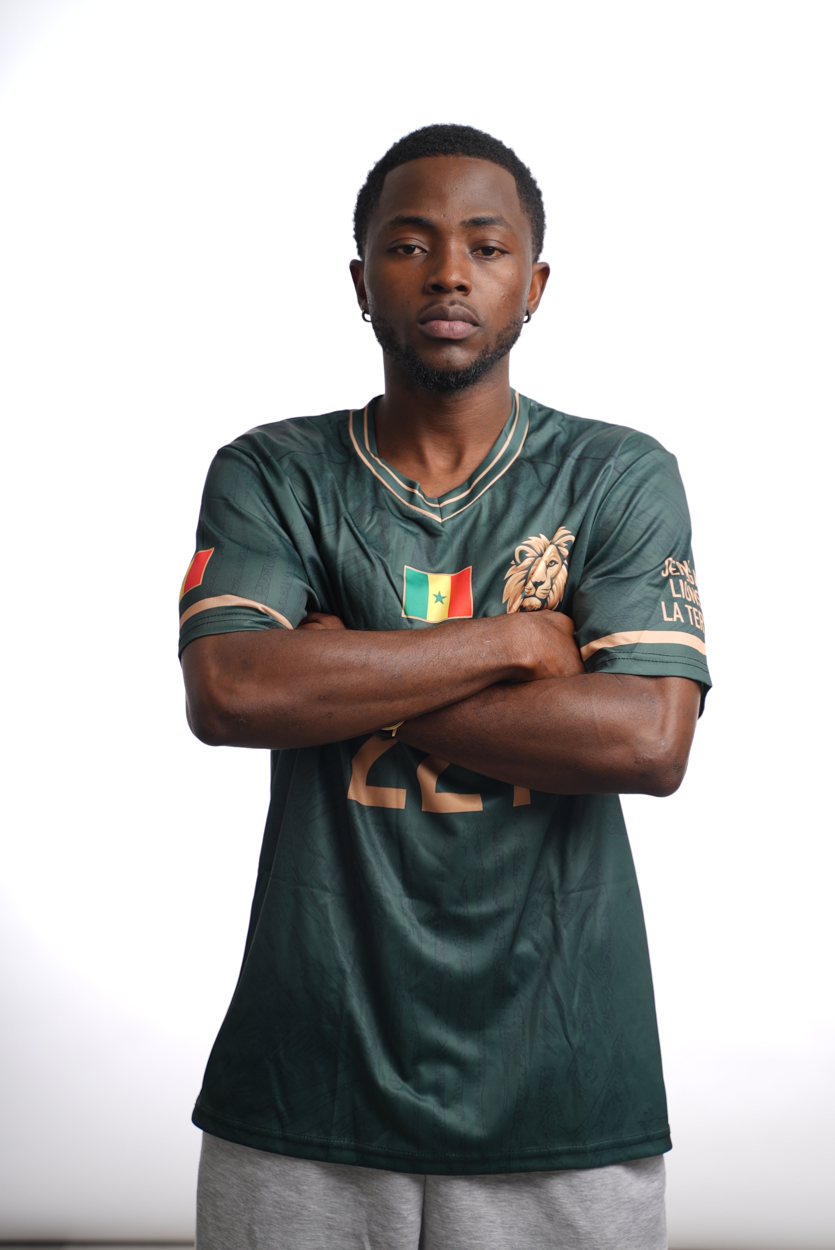 Maillot 221 – Lions de la Teranga | Édition Vert