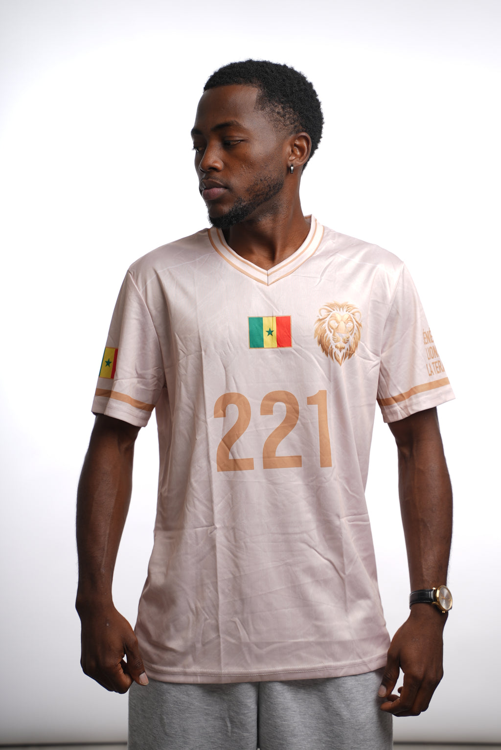 Maillot 221 – Lions de la Teranga | Édition Blanc