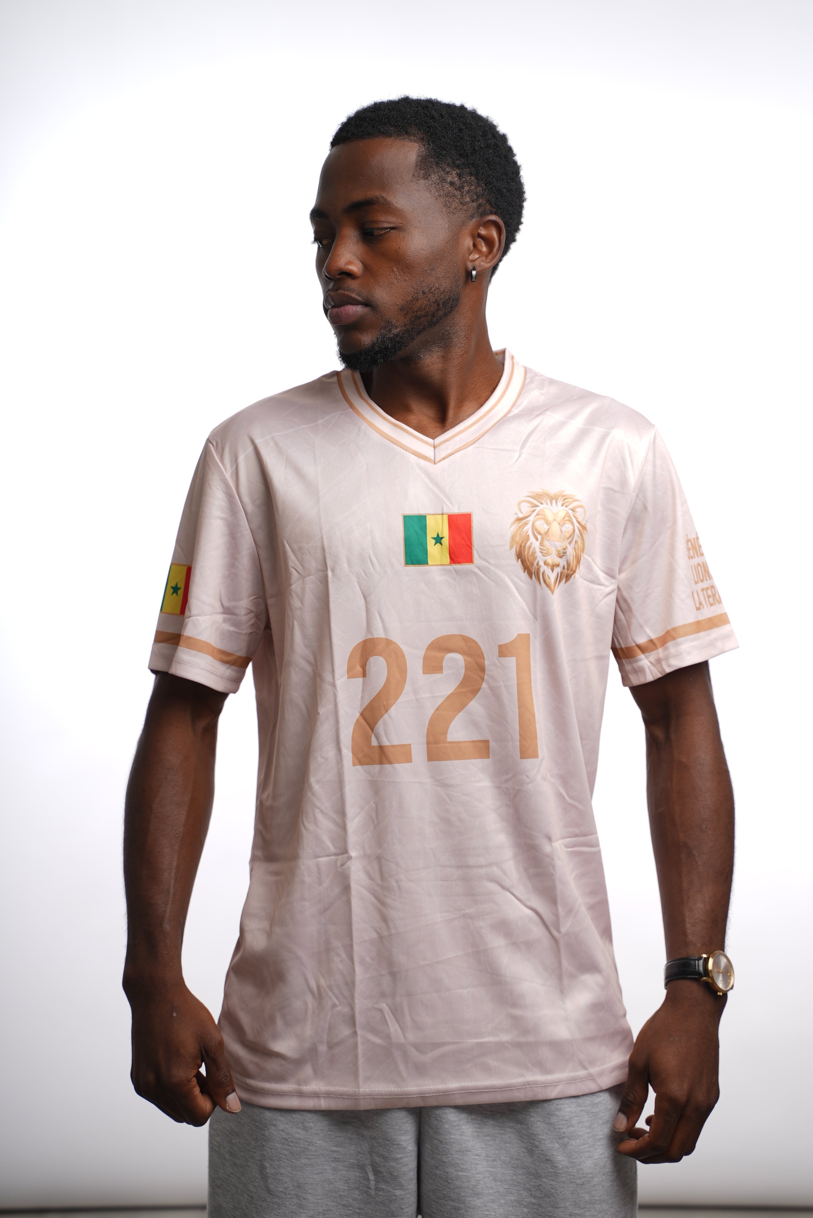 Maillot 221 – Lions de la Teranga | Édition Blanc