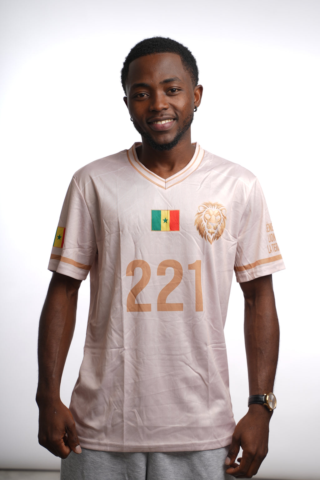 Maillot 221 – Lions de la Teranga | Édition Blanc