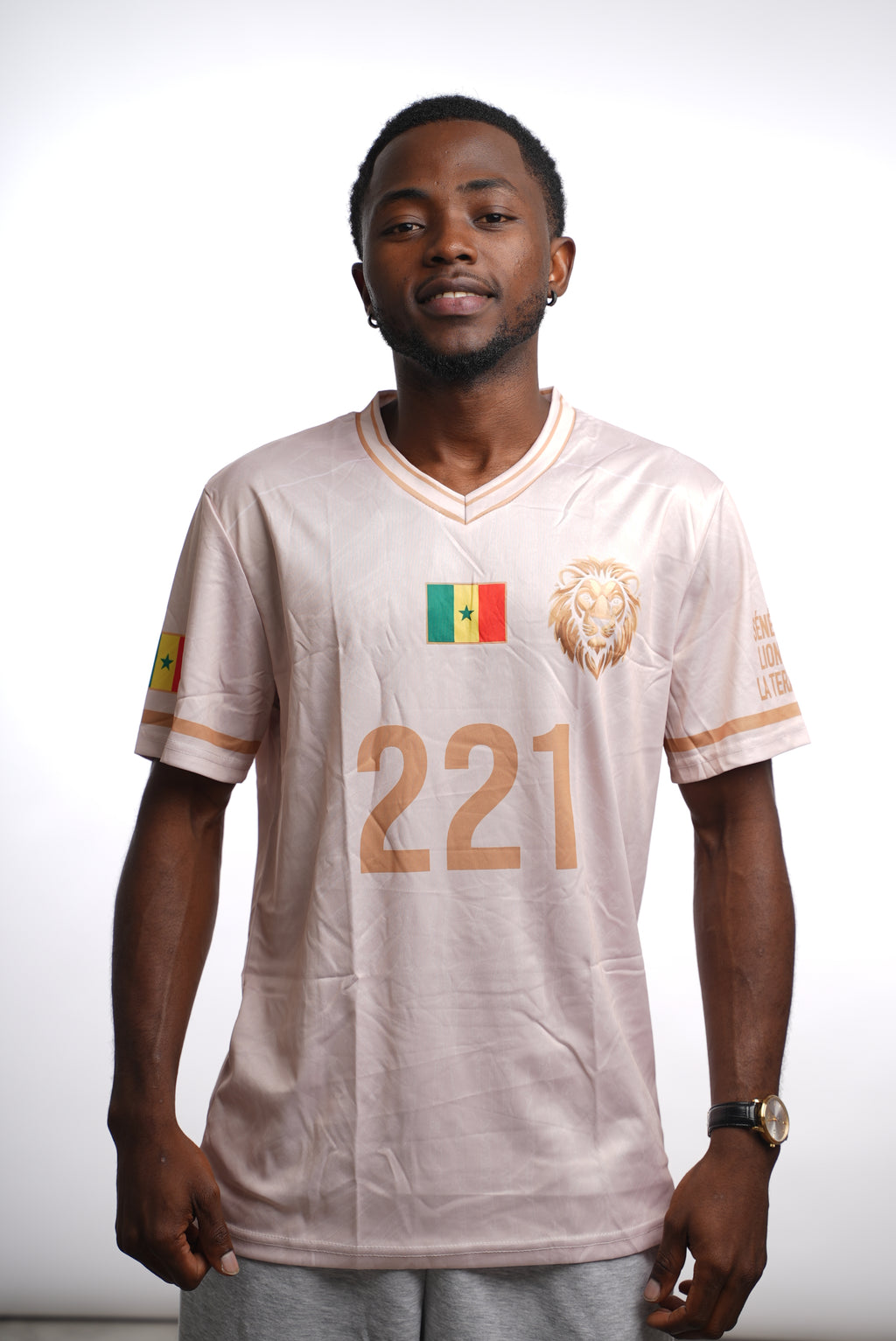 Maillot 221 – Lions de la Teranga | Édition Blanc
