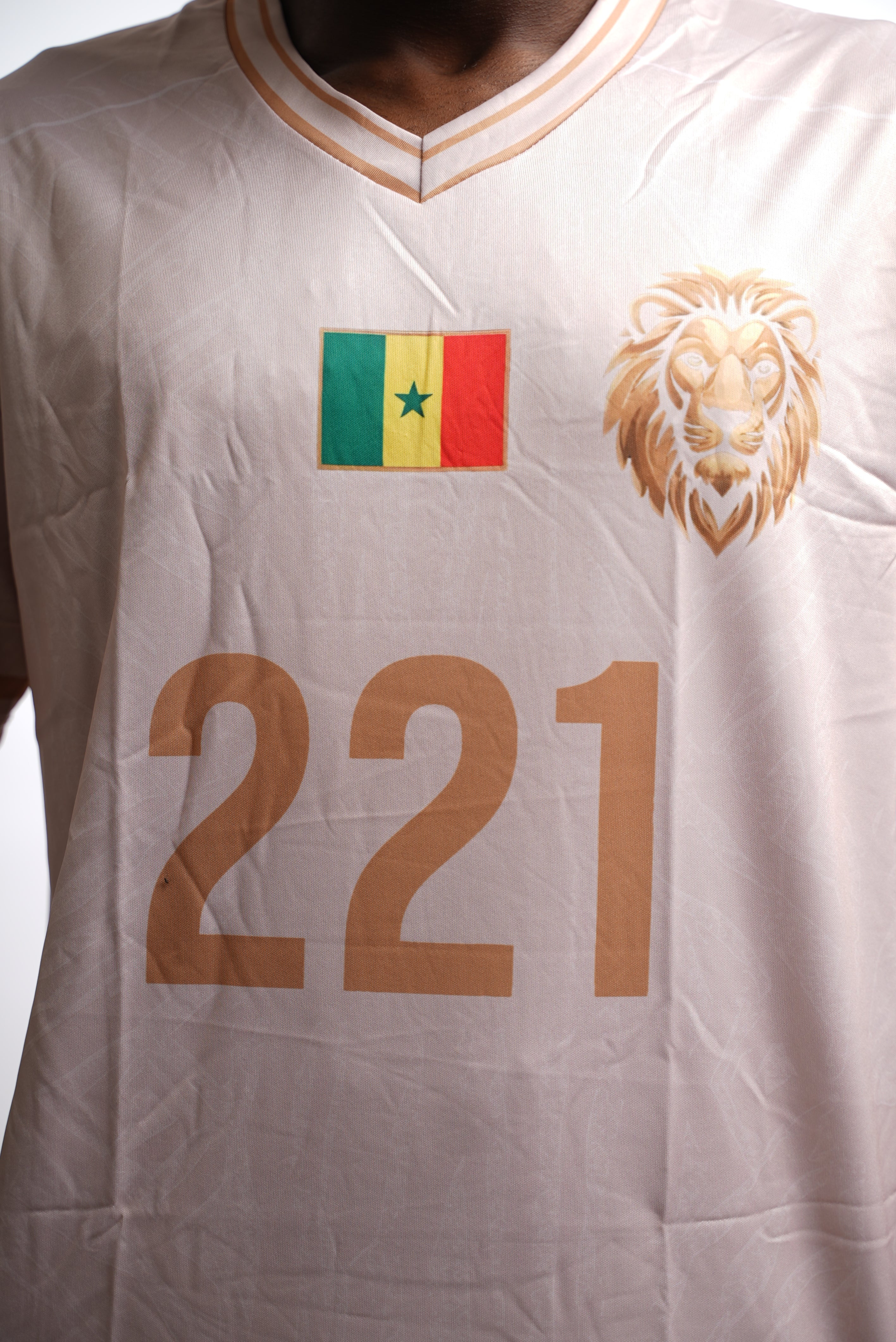 Maillot 221 – Lions de la Teranga | Édition Blanc