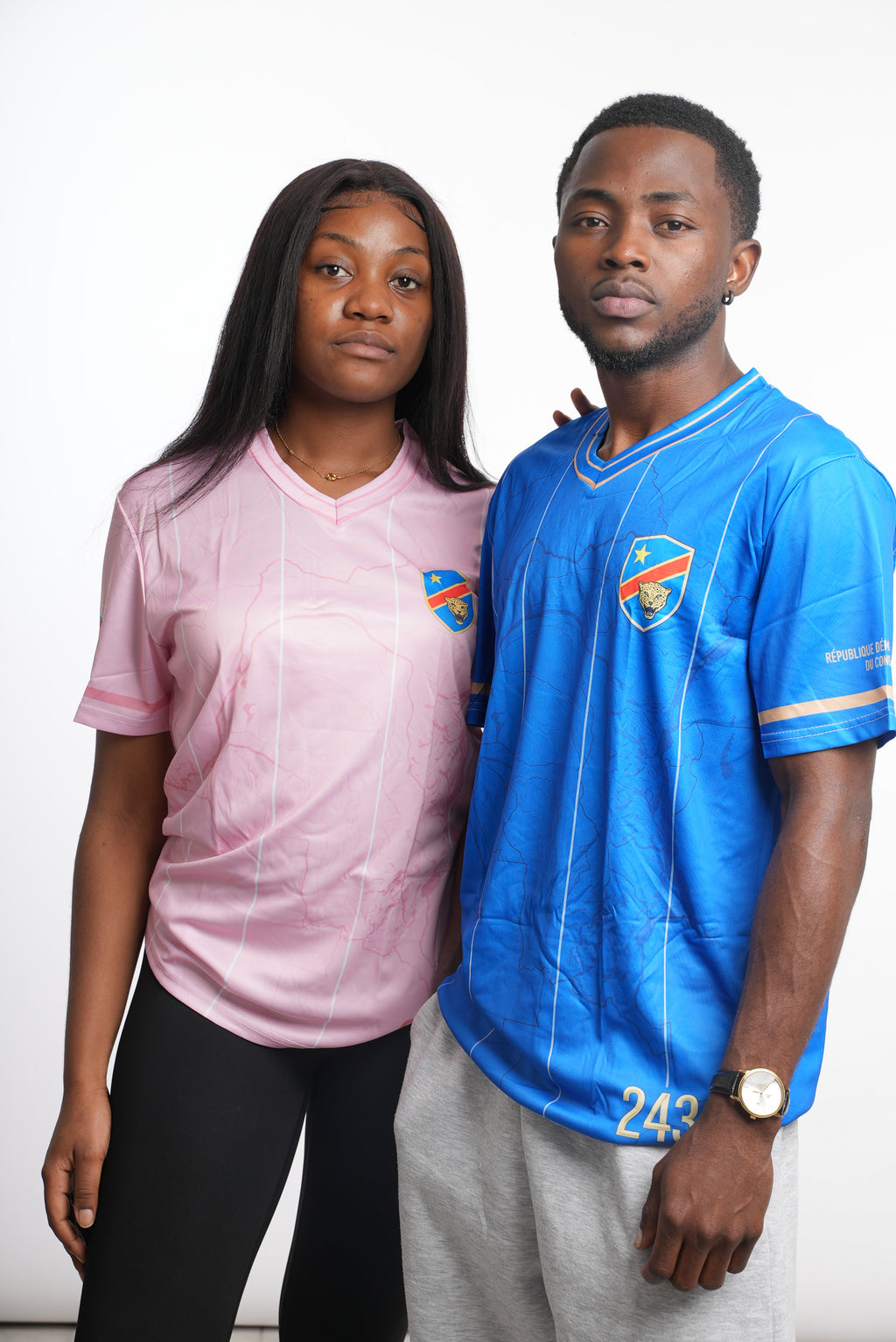 Maillot 243 – Léopards de la RDC | Édition Rose